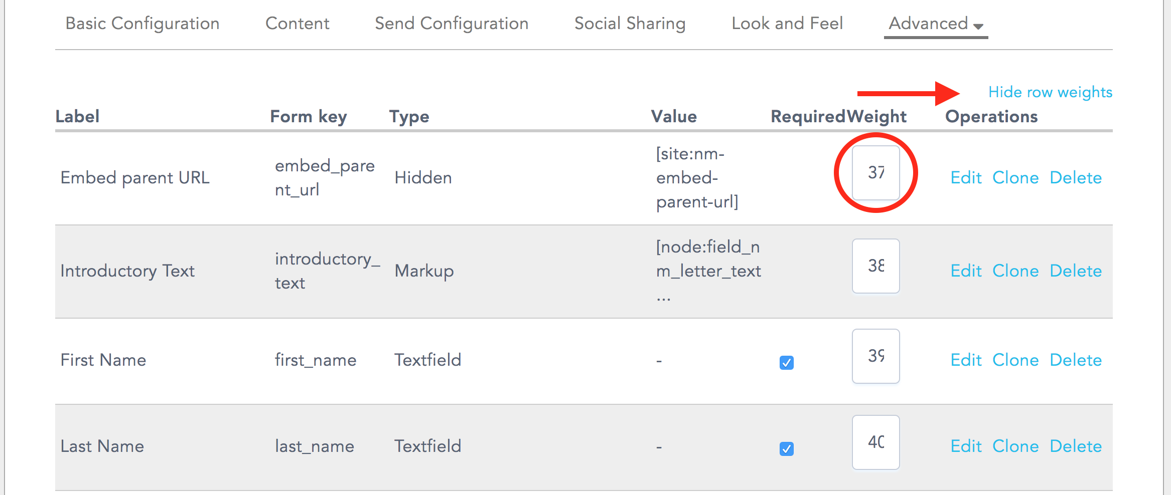 Rearrange Tool Components